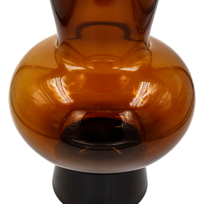 Amber Glass Vase
