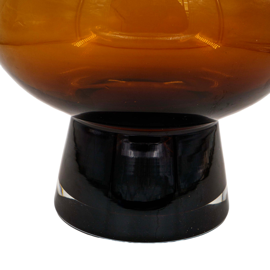 Amber Glass Vase