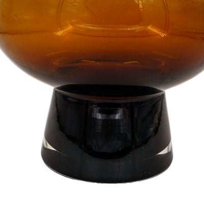 Amber Glass Vase