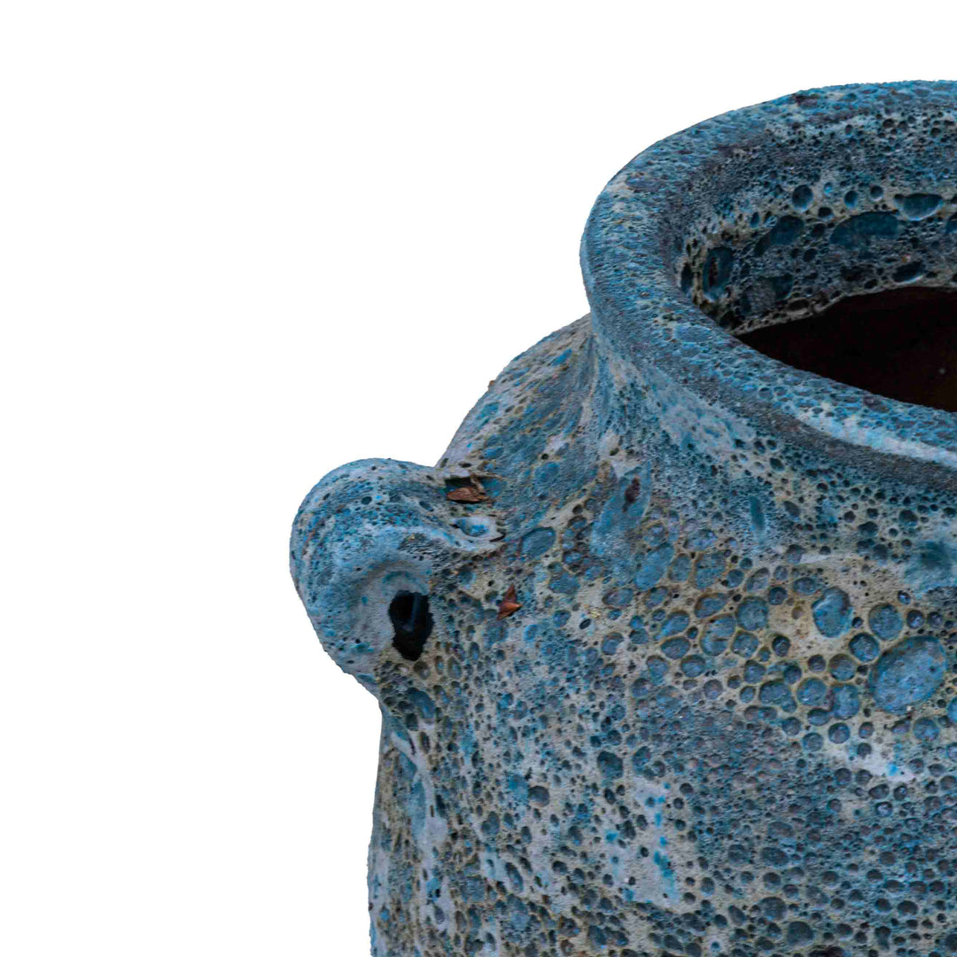 Landis Antique Blue Ceramic Pot Medium