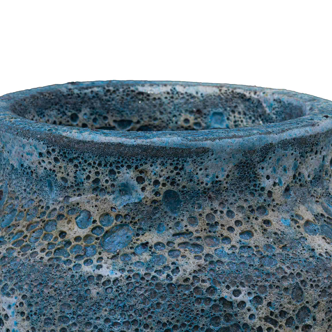 Landis Antique Blue Ceramic Pot Medium