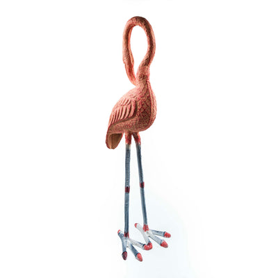 Flamingo With Head Facing Down