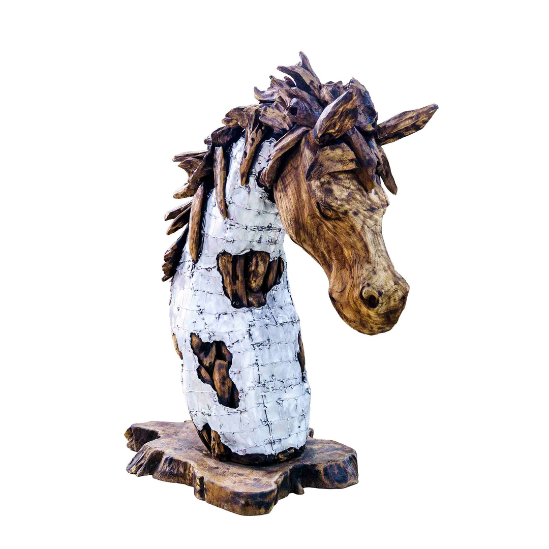 Luxe Horse Head Sculpture