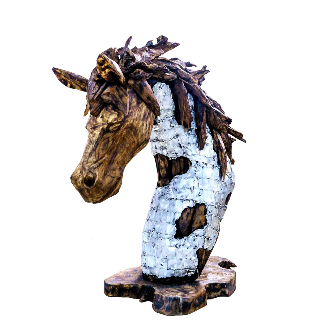 Luxe Horse Head Sculpture