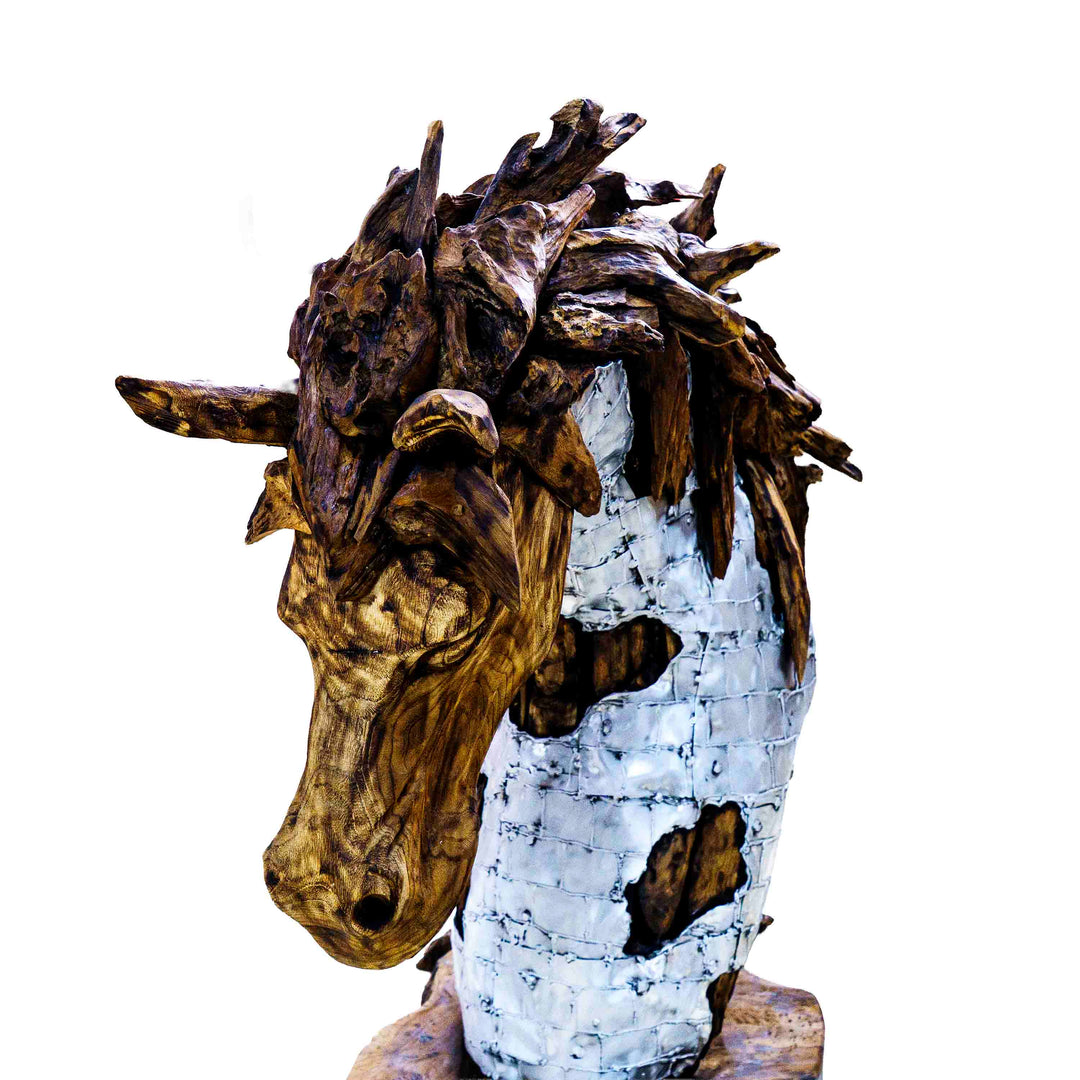 Luxe Horse Head Sculpture