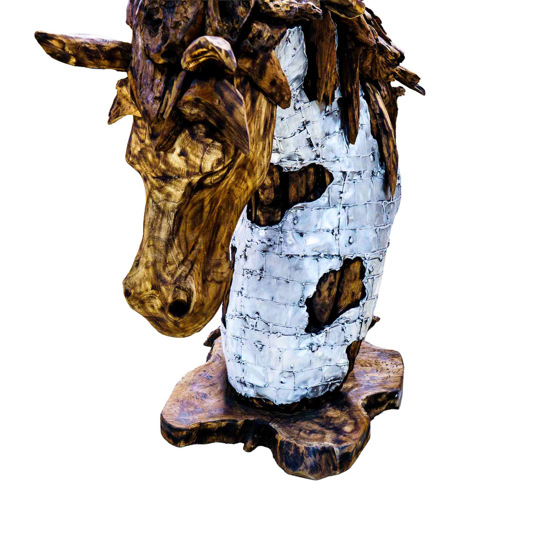 Luxe Horse Head Sculpture