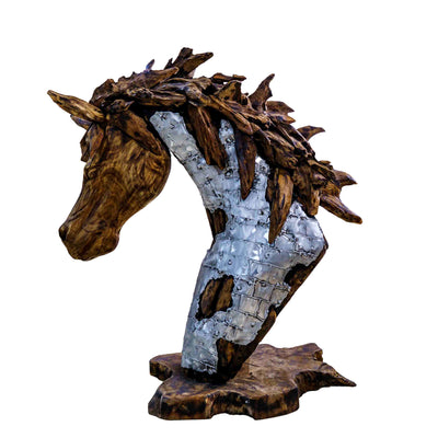 Luxe Horse Head Sculpture