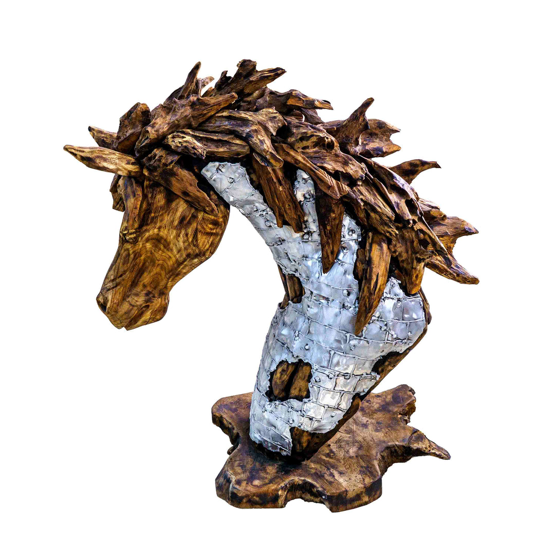 Luxe Horse Head Sculpture