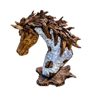 Luxe Horse Head Sculpture