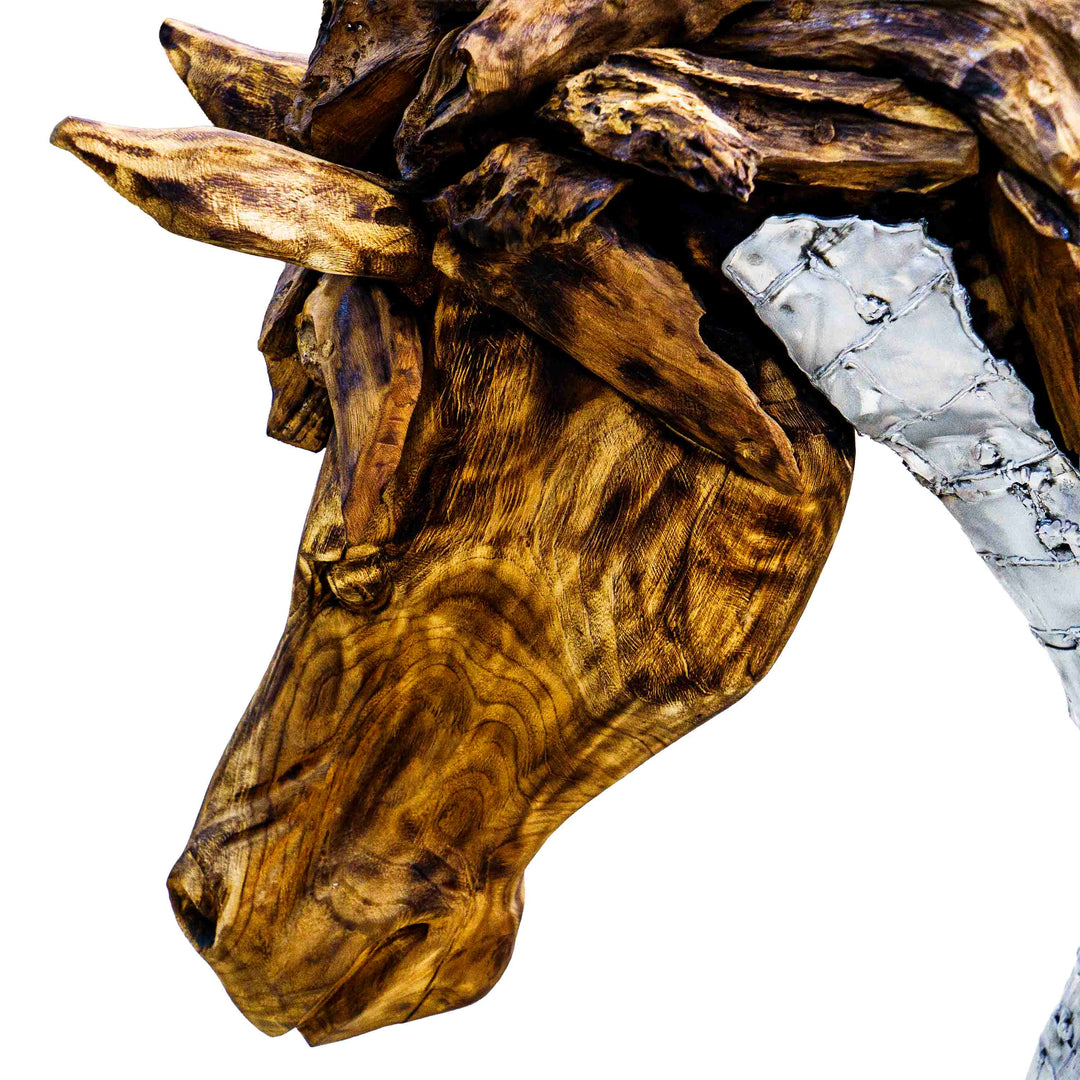Luxe Horse Head Sculpture