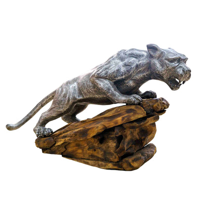 Luxe Panther Sculpture