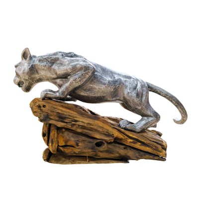 Luxe Panther Sculpture