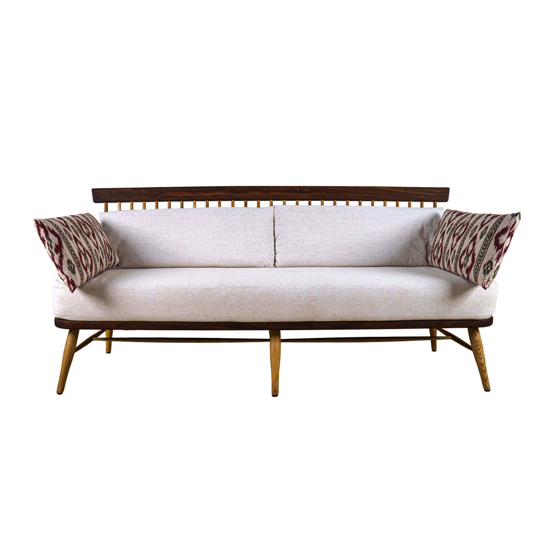 Anouk Rosewood Three Seater Sofa
