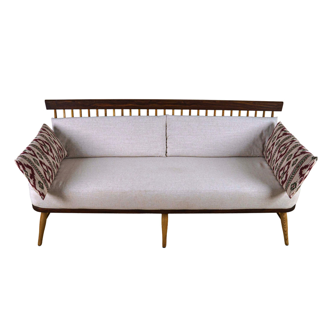 Anouk Rosewood Three Seater Sofa