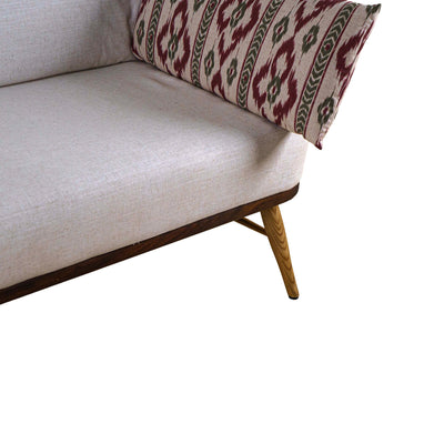 Anouk Rosewood Three Seater Sofa