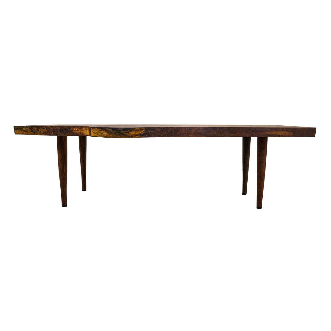 Natural Rosewood Curved Flow Coffee Table