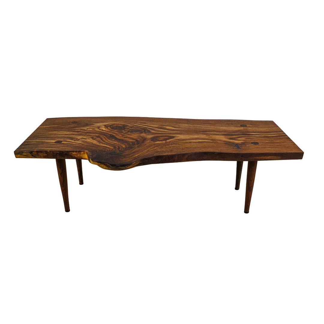 Natural Rosewood Curved Flow Coffee Table