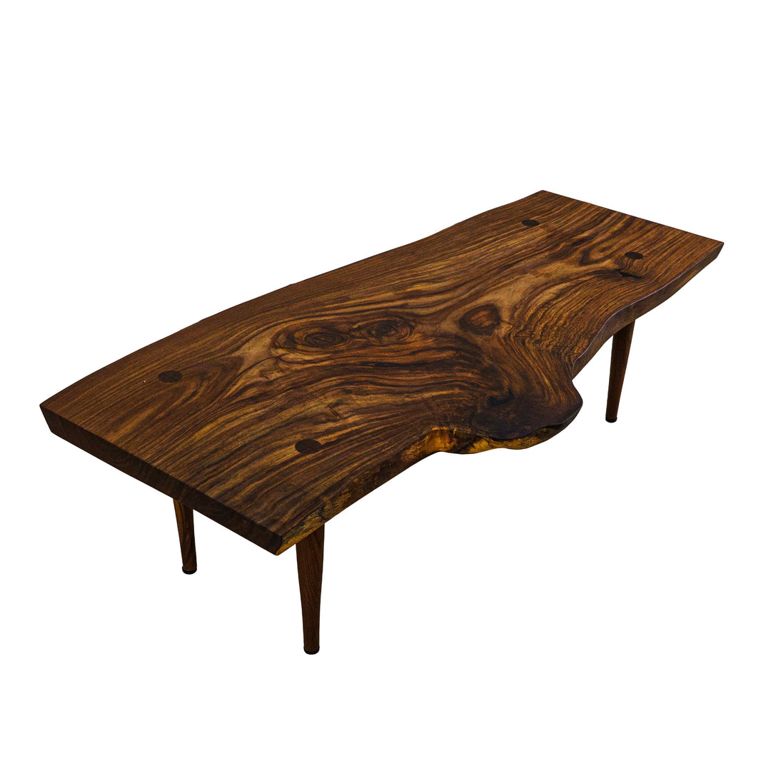 Natural Rosewood Curved Flow Coffee Table