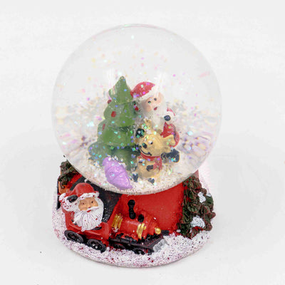 Winter Wonderland Mini Snow Bear Globe Table display
