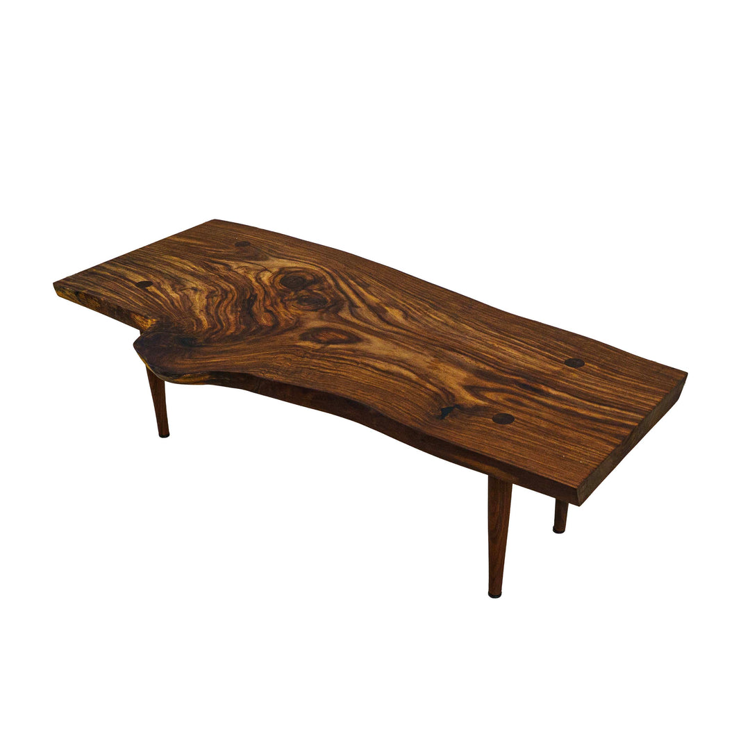 Natural Rosewood Curved Flow Coffee Table