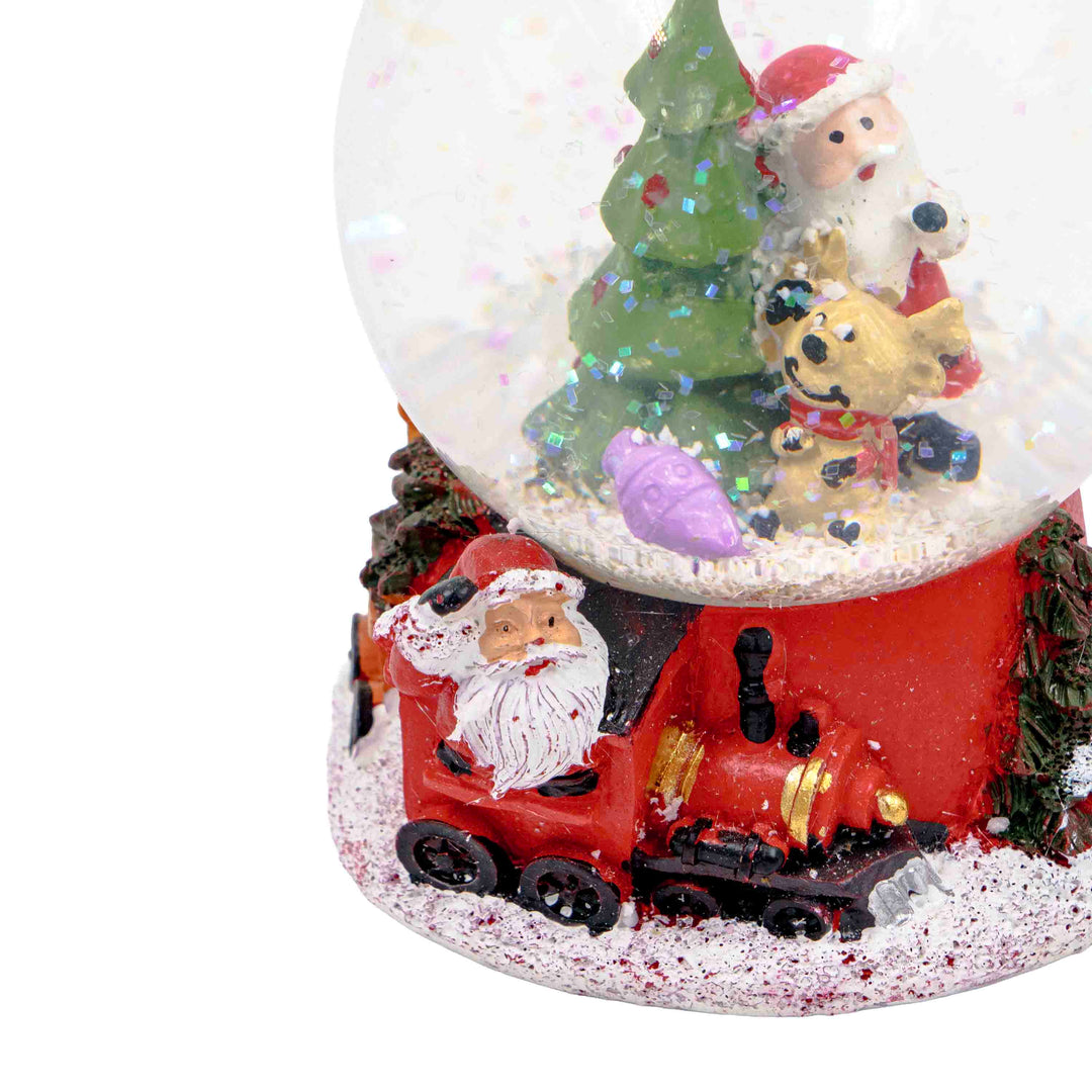 Winter Wonderland Mini Snow Bear Globe Table display