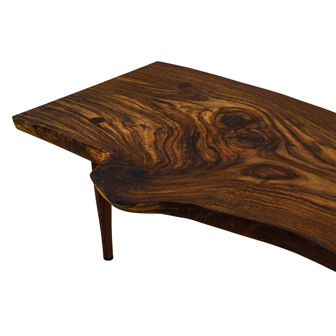 Natural Rosewood Curved Flow Coffee Table