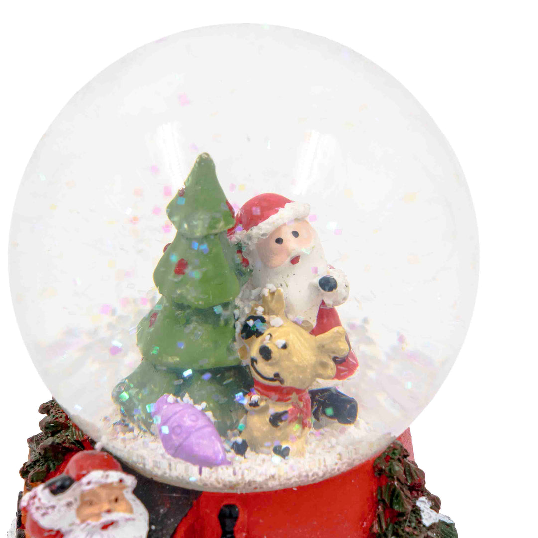 Winter Wonderland Mini Snow Bear Globe Table display
