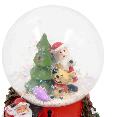 Winter Wonderland Mini Snow Bear Globe Table display
