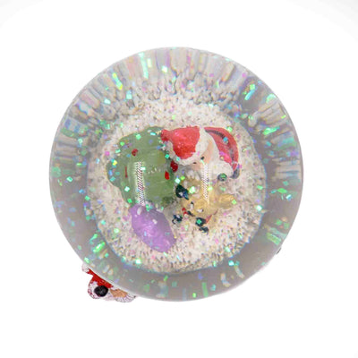 Winter Wonderland Mini Snow Bear Globe Table display