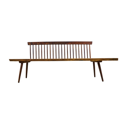 Natural Grande Wave Rosewood Bench