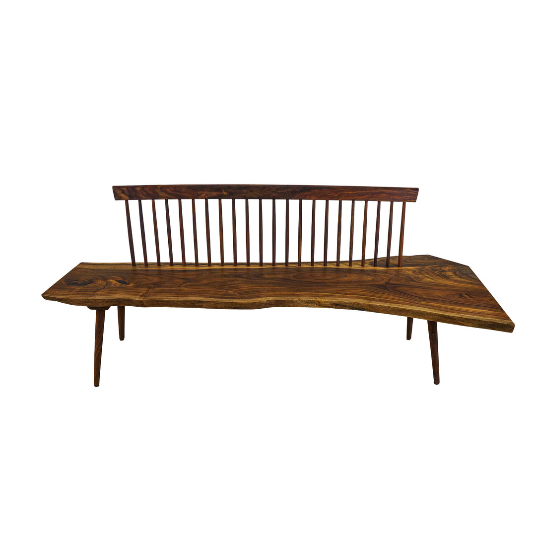 Natural Grande Wave Rosewood Bench