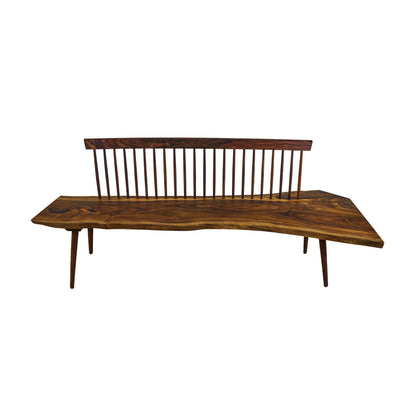 Natural Grande Wave Rosewood Bench