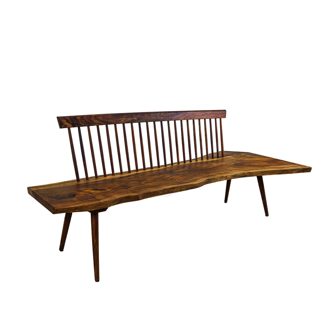 Natural Grande Wave Rosewood Bench