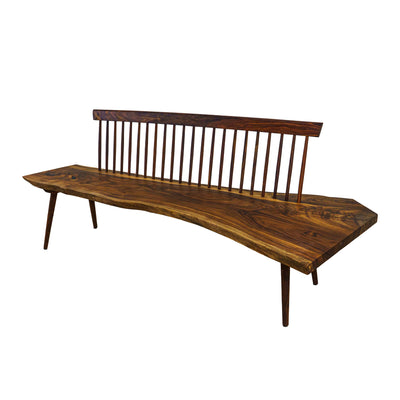 Natural Grande Wave Rosewood Bench