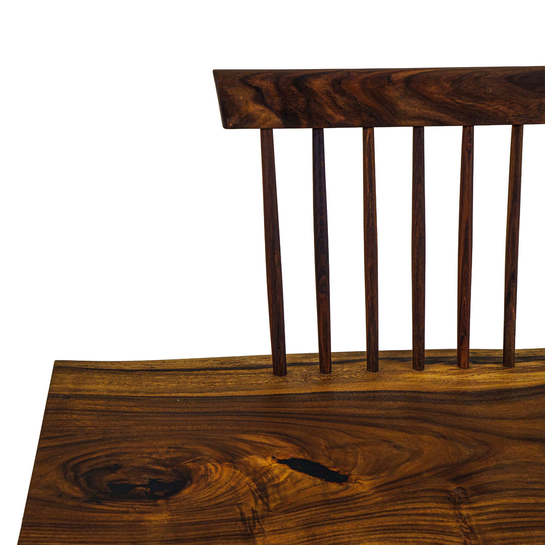 Natural Grande Wave Rosewood Bench