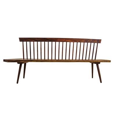 Natural Grande Wave Rosewood Bench