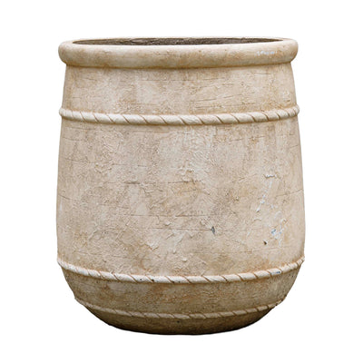Antique Beige Cement Planter