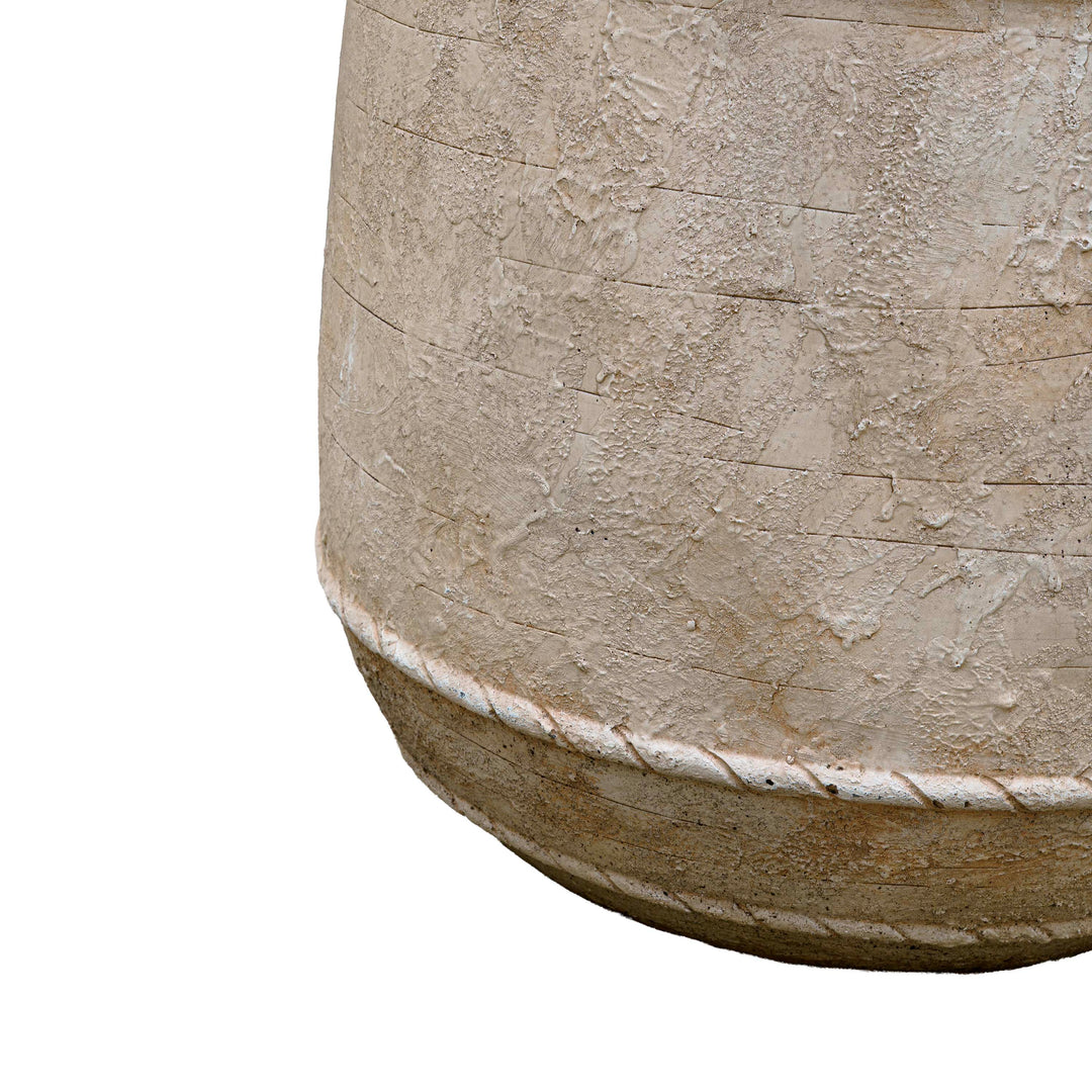 Antique Beige Cement Planter