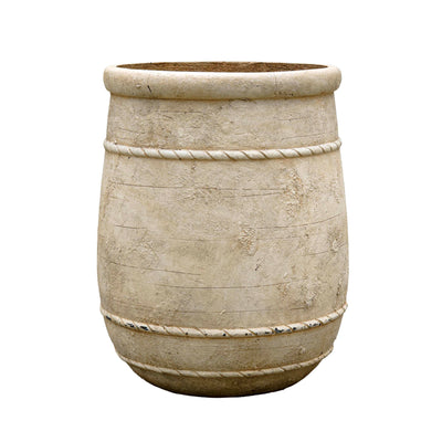 Antique Beige Cement Planter