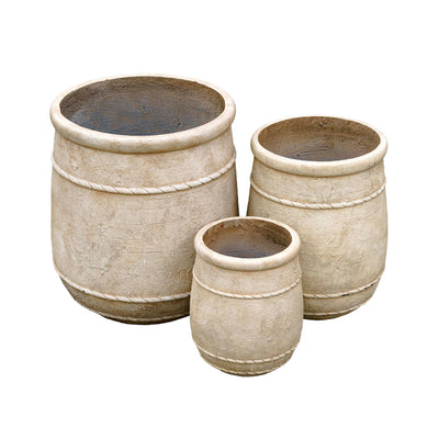 Antique Beige Cement Planter