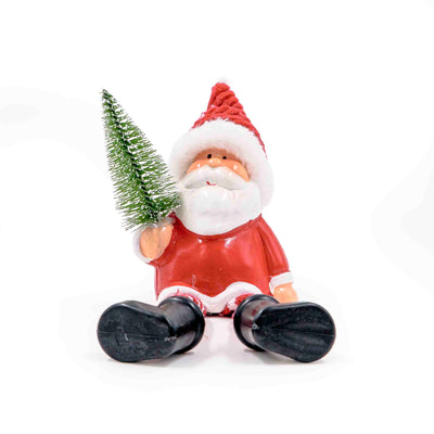 Whimsy Shelf Sitters Santa Décor