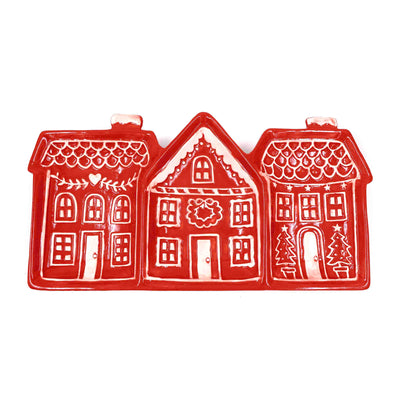 Gingerbread Village Serving Platter