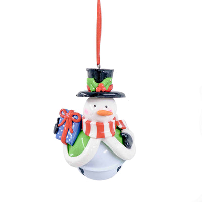 Snowman Bell Hanging Ornament