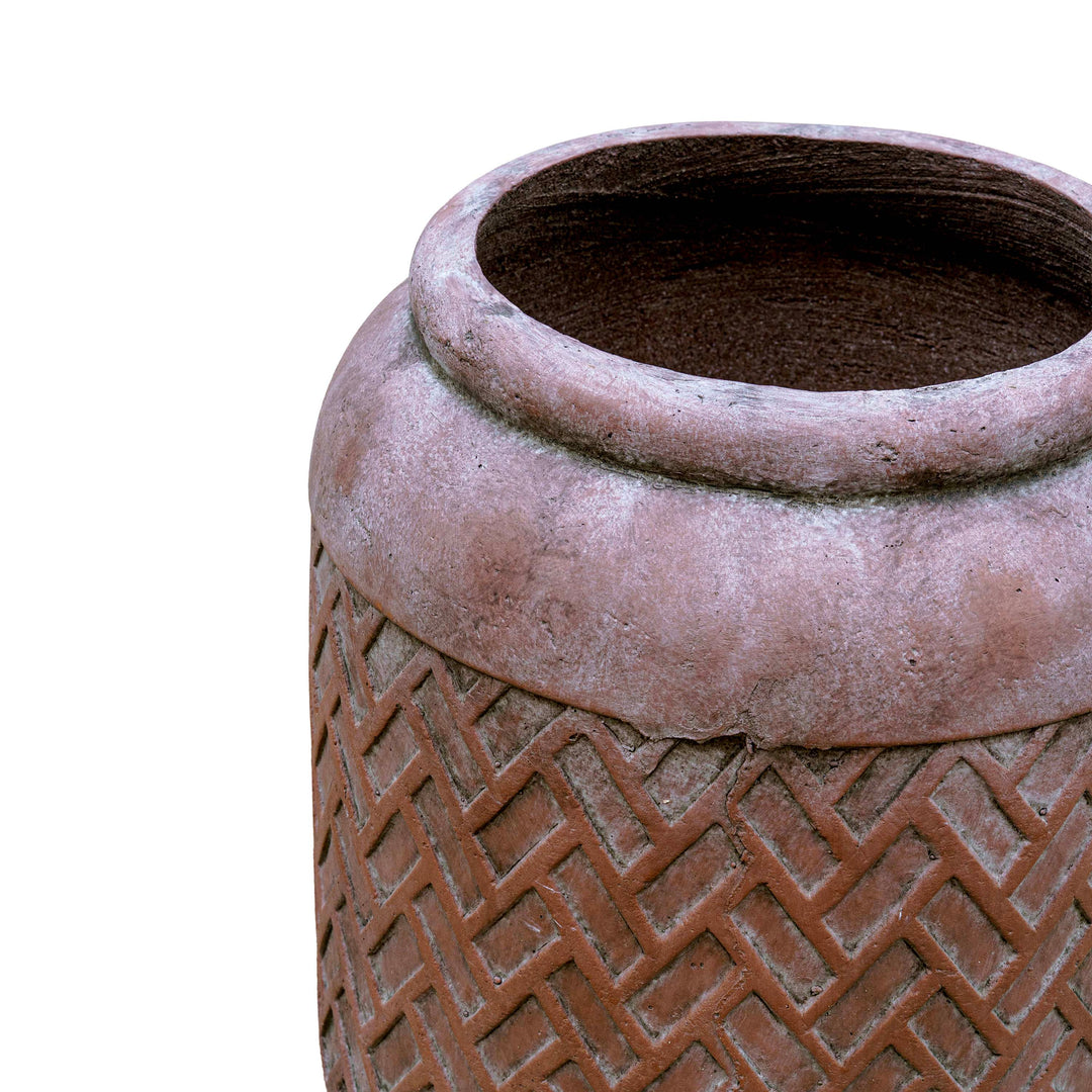 Zora Rustic Cement Pot