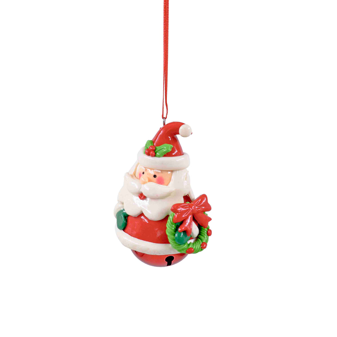 Santa Bell Hanging Ornament