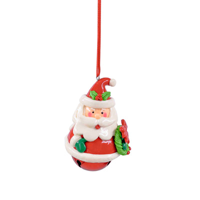 Santa Bell Hanging Ornament