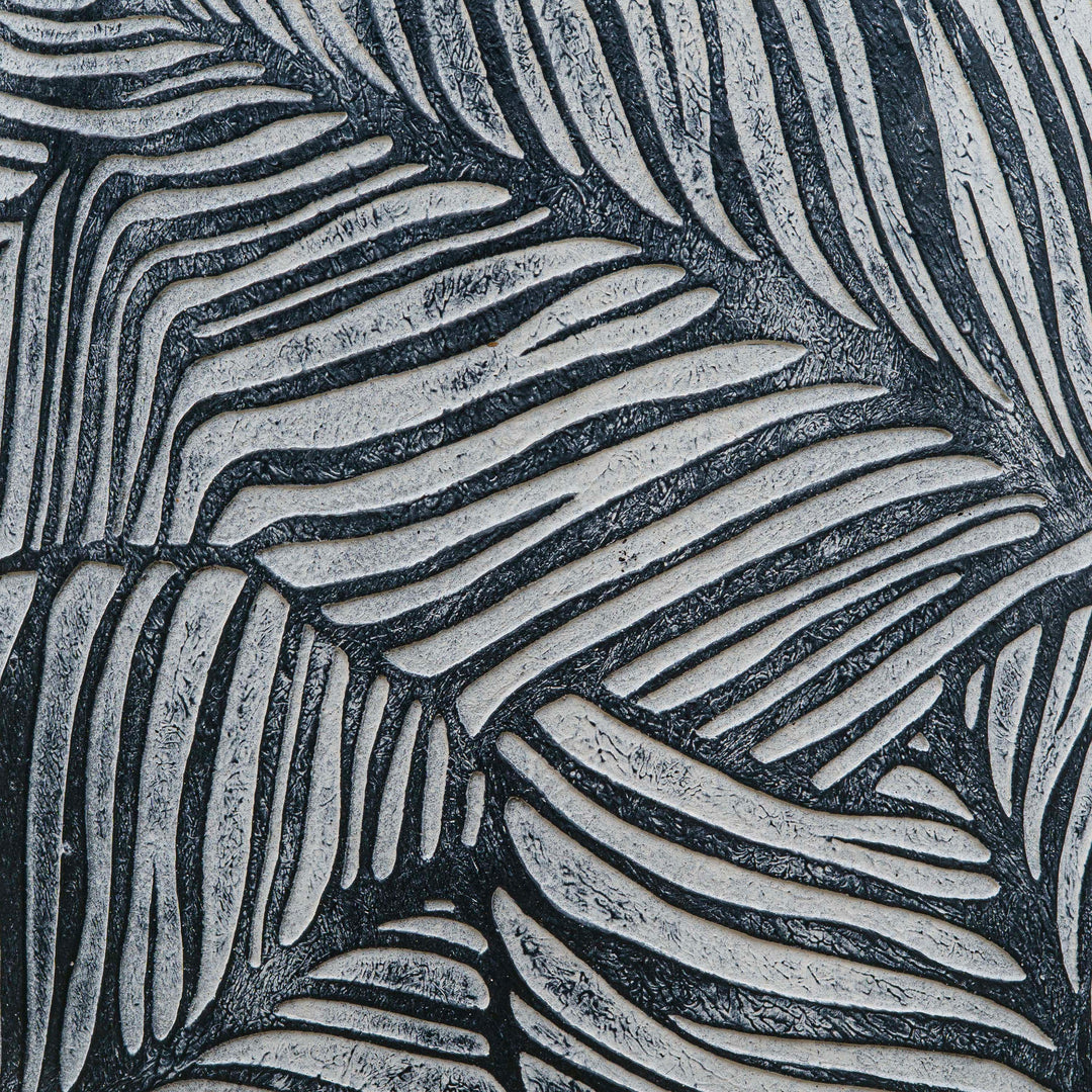 Leaf Texture Cement Pot