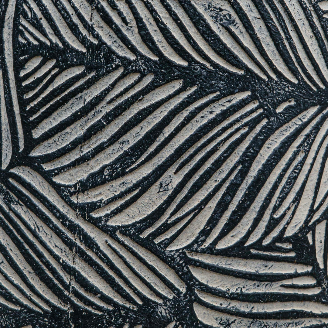 Leaf Texture Cement Pot