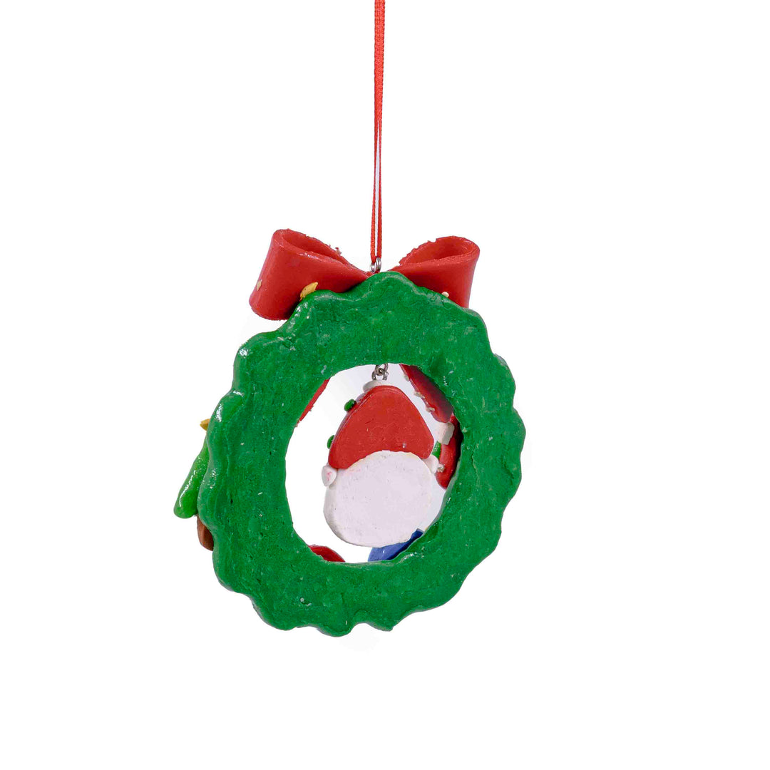 Snowman Wreath Hanging Ornaments