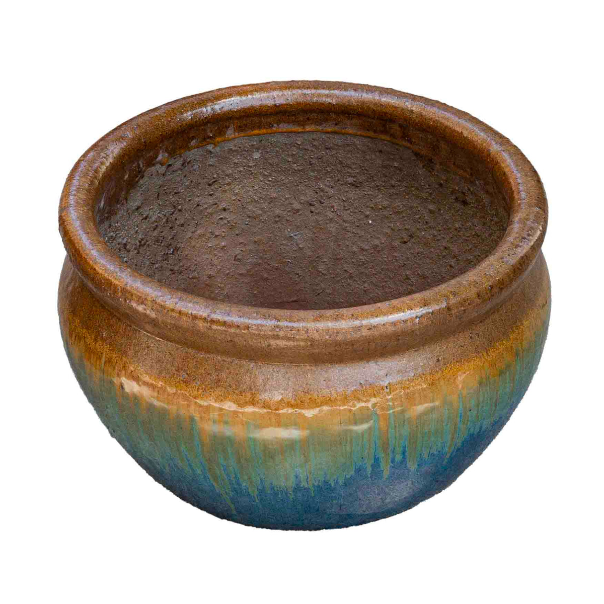 Vetle Glazed Pot - Yellow Jade